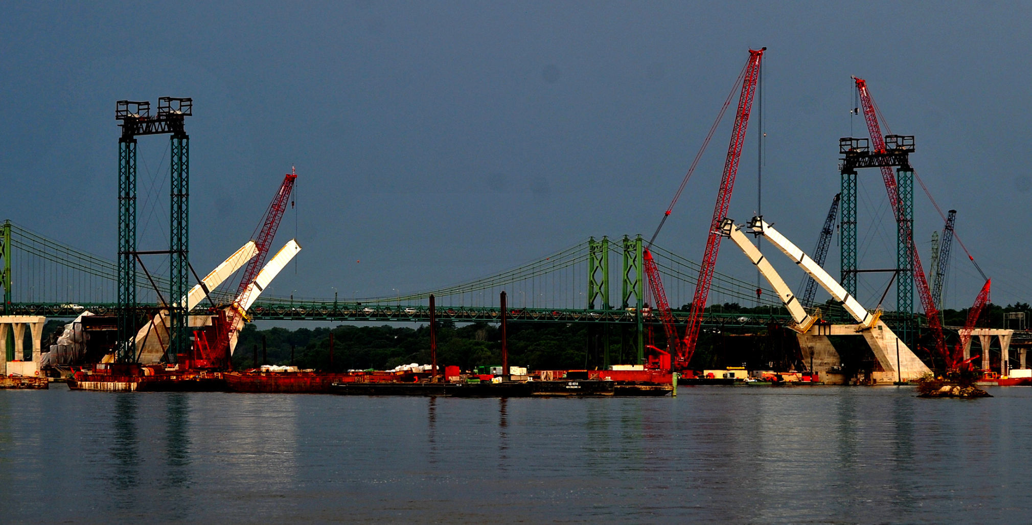 Interstate 74 bridge construction update